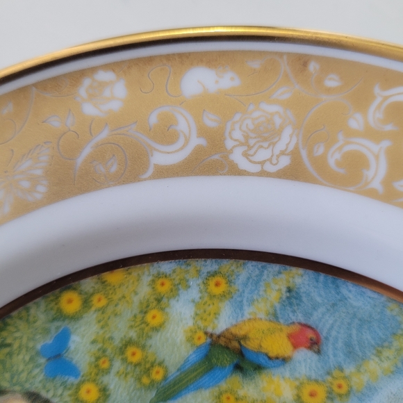 Snow-White & the Seven Dwarfs FRANKLIN PORCELAIN collectors plate - Picture 4 of 8